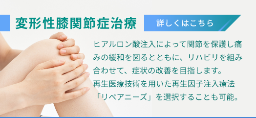 変形性膝関節症治療